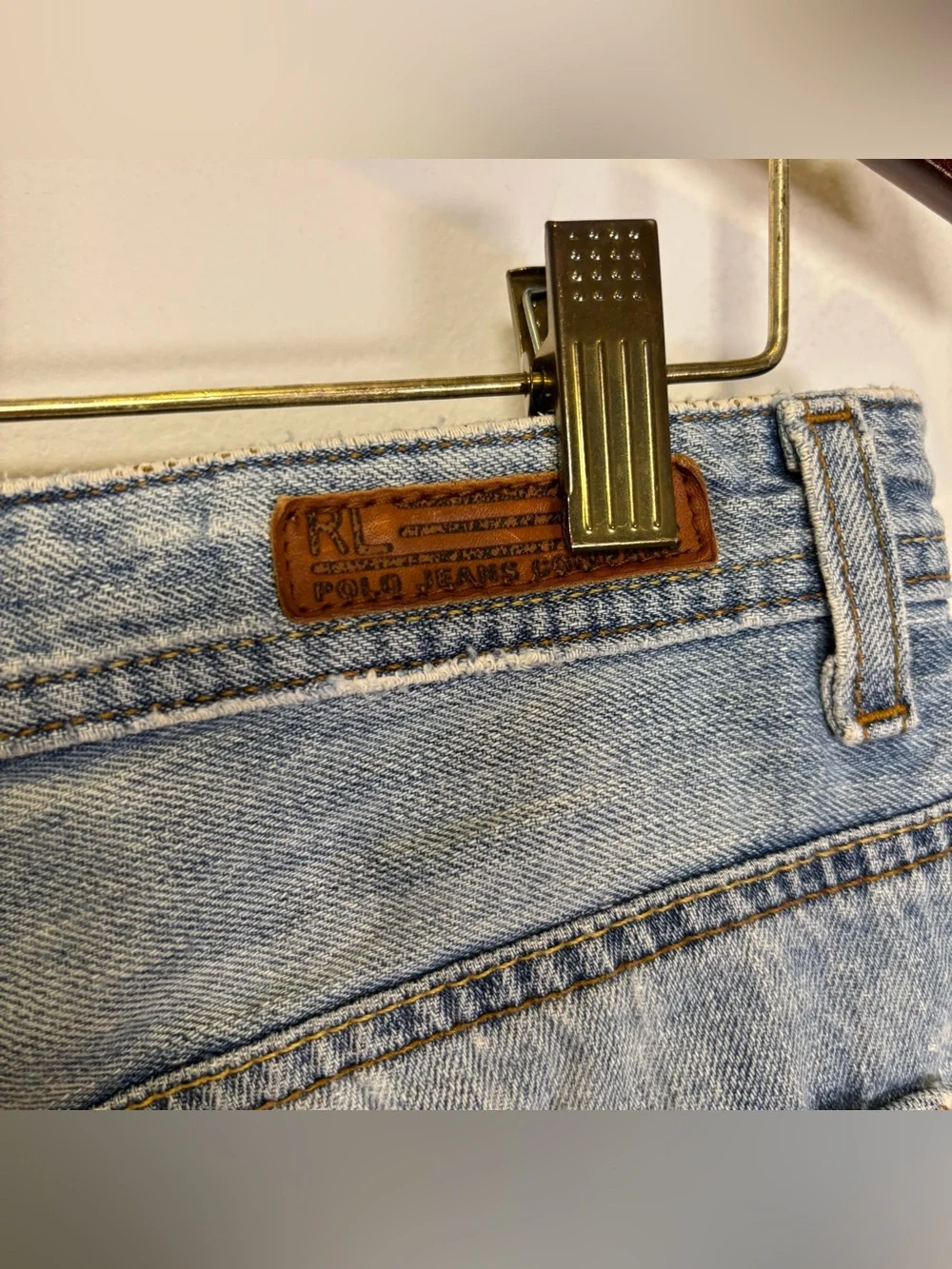 Vtg Ralph Lauren Polo Jeans Saturday Denim Shorts - Picture 6 of 8
